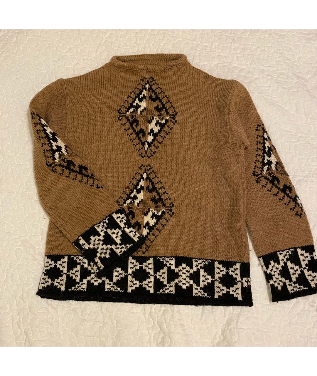 MAX MARA Коричневый шерстяной джемпер / свитер, фото 6