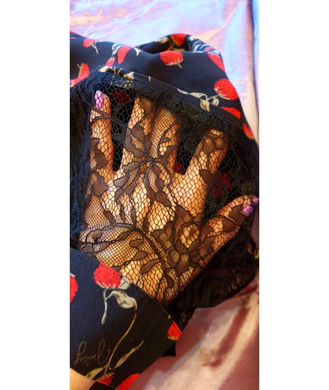 JUICY COUTURE Мульти шелковое повседневное платье, фото 8