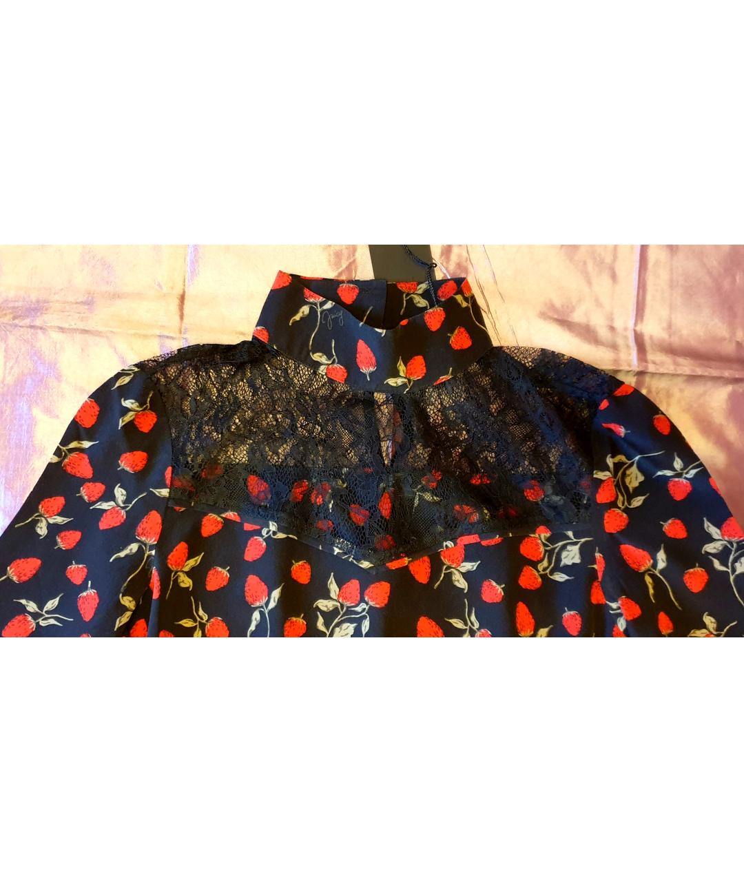 JUICY COUTURE Мульти шелковое повседневное платье, фото 4