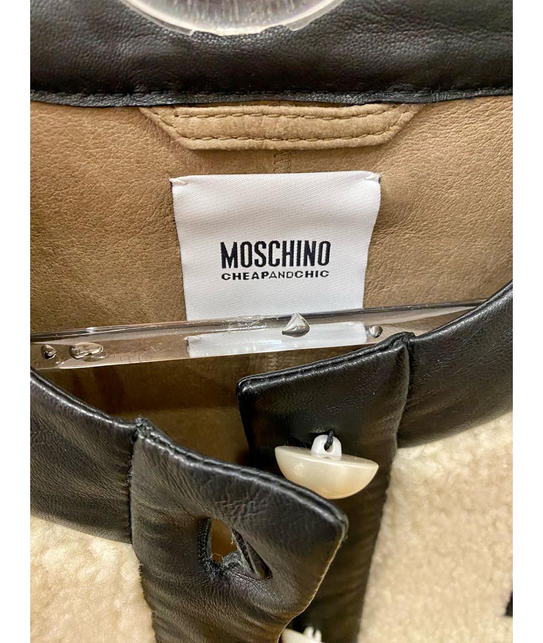 MOSCHINO Кожаная куртка, фото 5