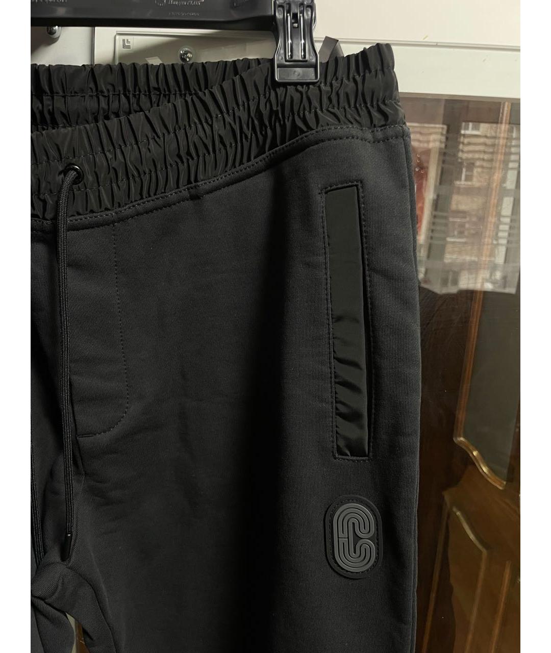 COACH Черные хлопковые повседневные брюки, фото 2