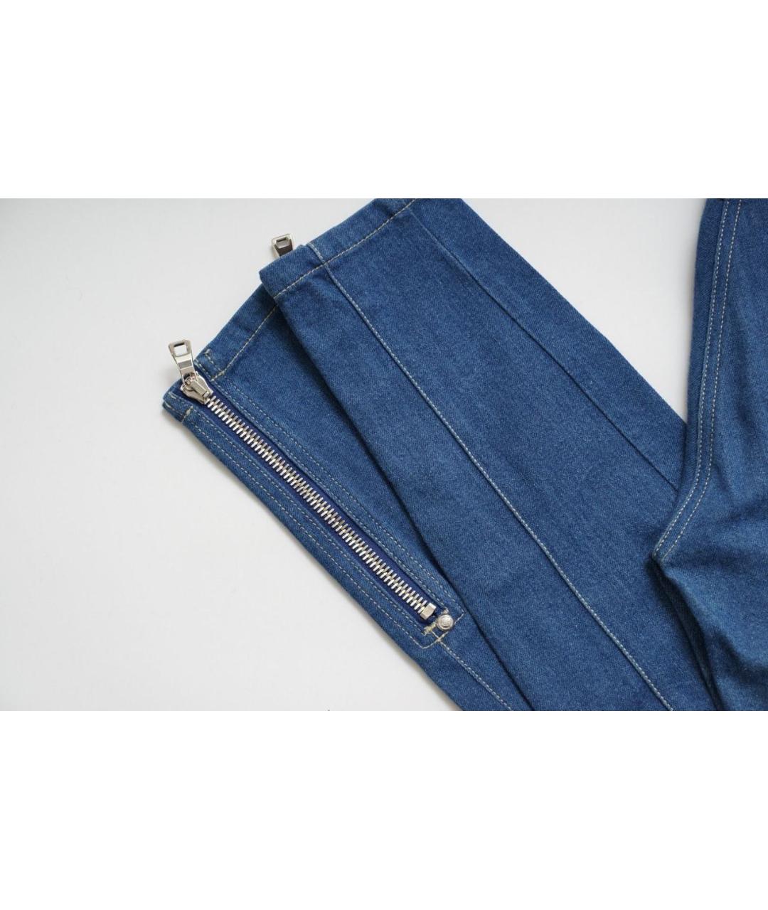 BALMAIN Синие хлопковые джинсы слим, фото 2