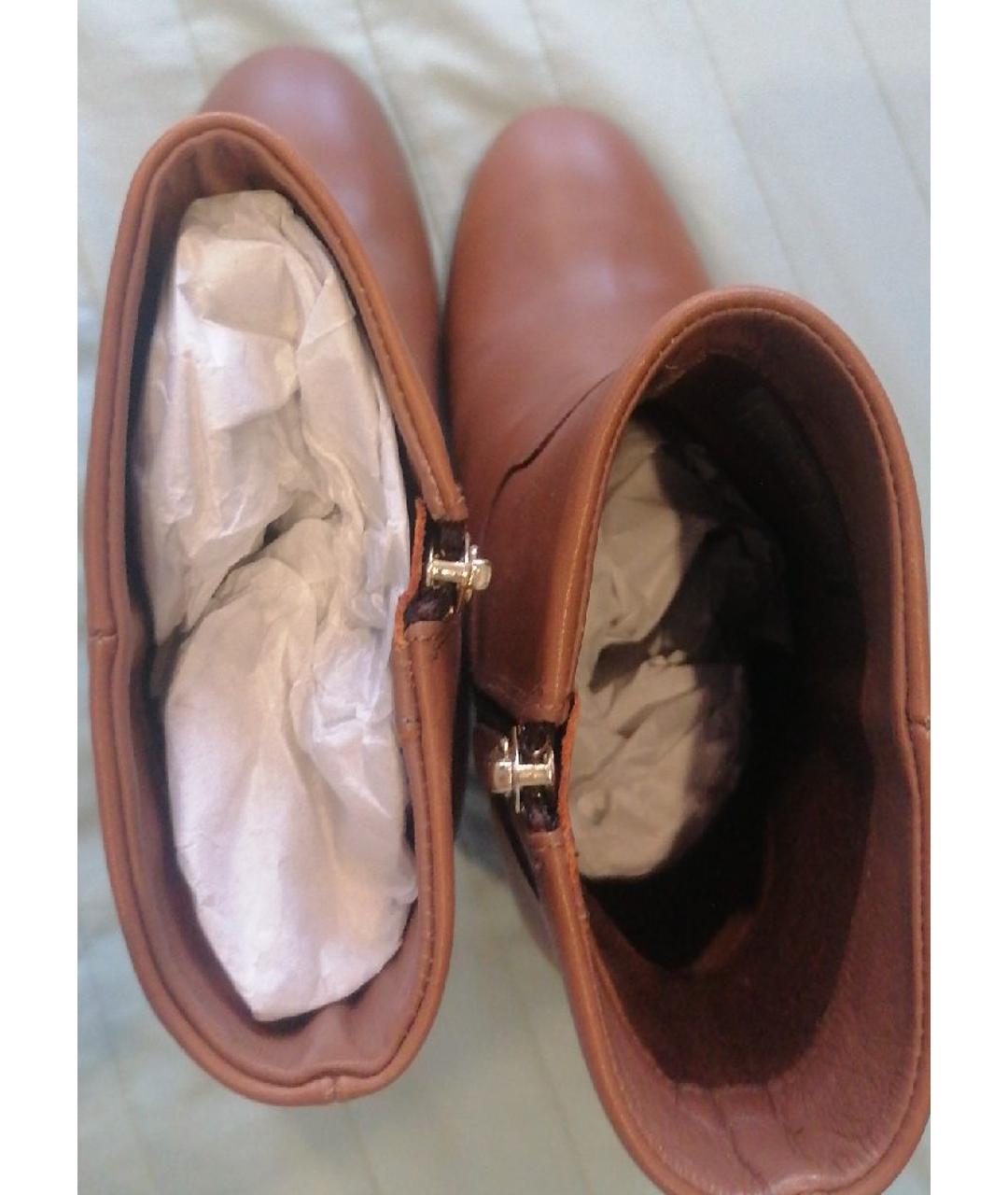 TOMMY HILFIGER Коричневые ботинки из искусственной кожи, фото 3
