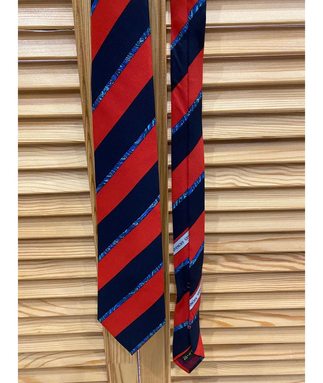 GIVENCHY Темно-синий шелковый галстук, фото 5