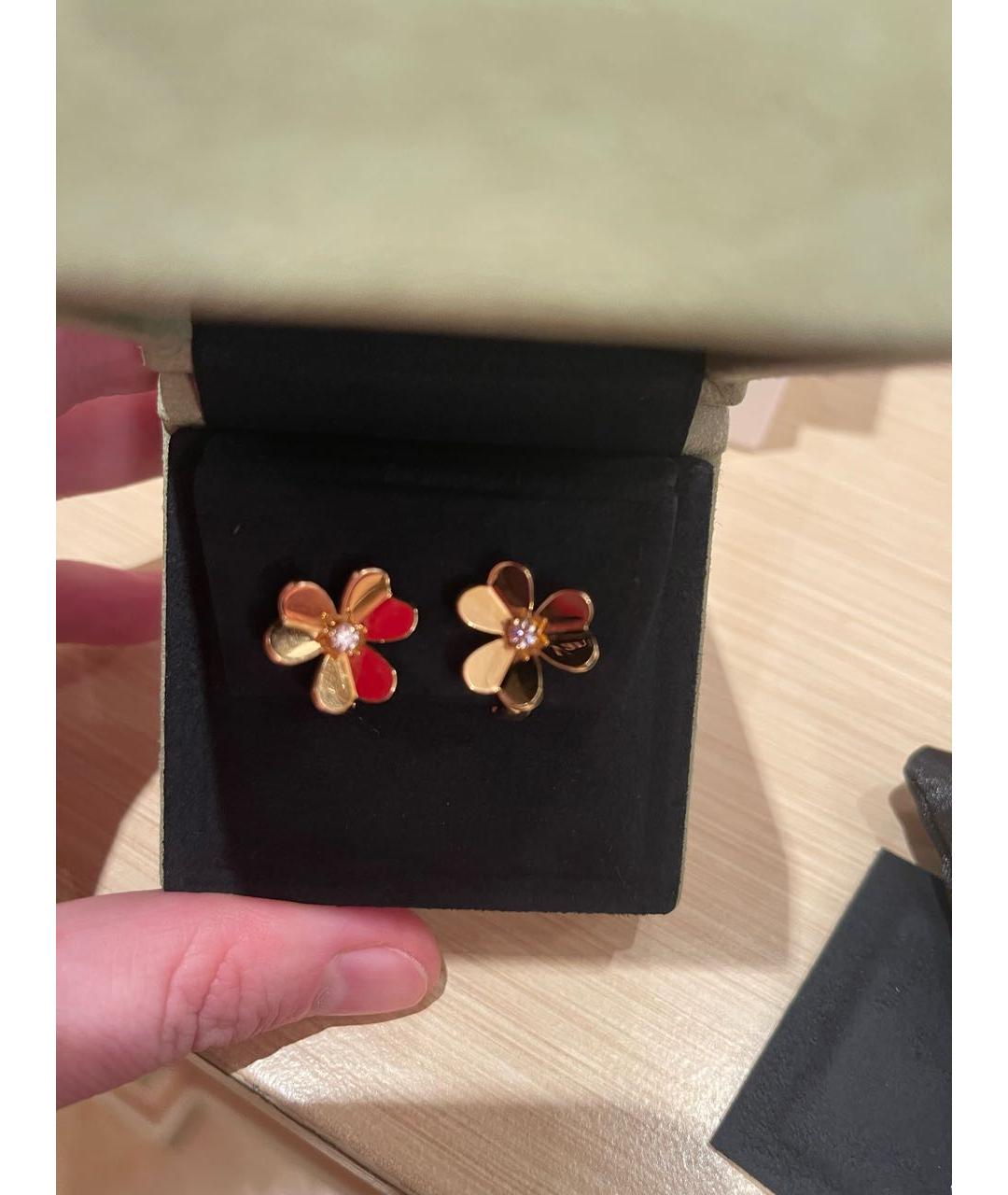 VAN CLEEF & ARPELS Желтые серьги из желтого золота, фото 5