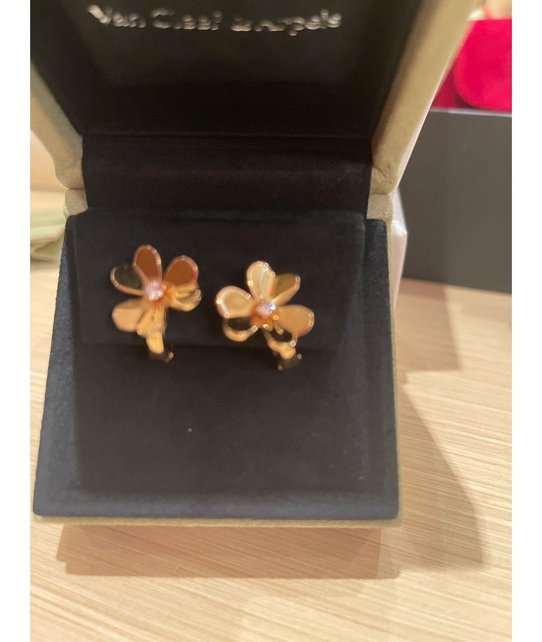 VAN CLEEF & ARPELS Желтые серьги из желтого золота, фото 4