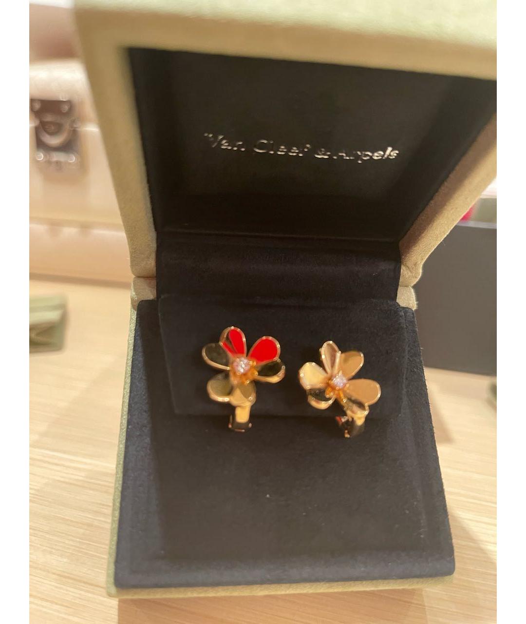 VAN CLEEF & ARPELS Желтые серьги из желтого золота, фото 3