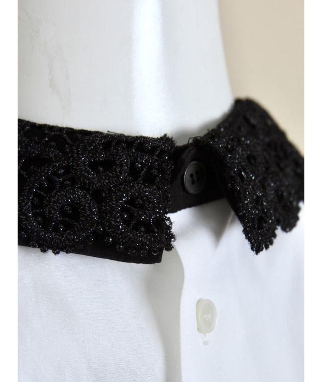 MIU MIU Белая хлопковая блузы, фото 4