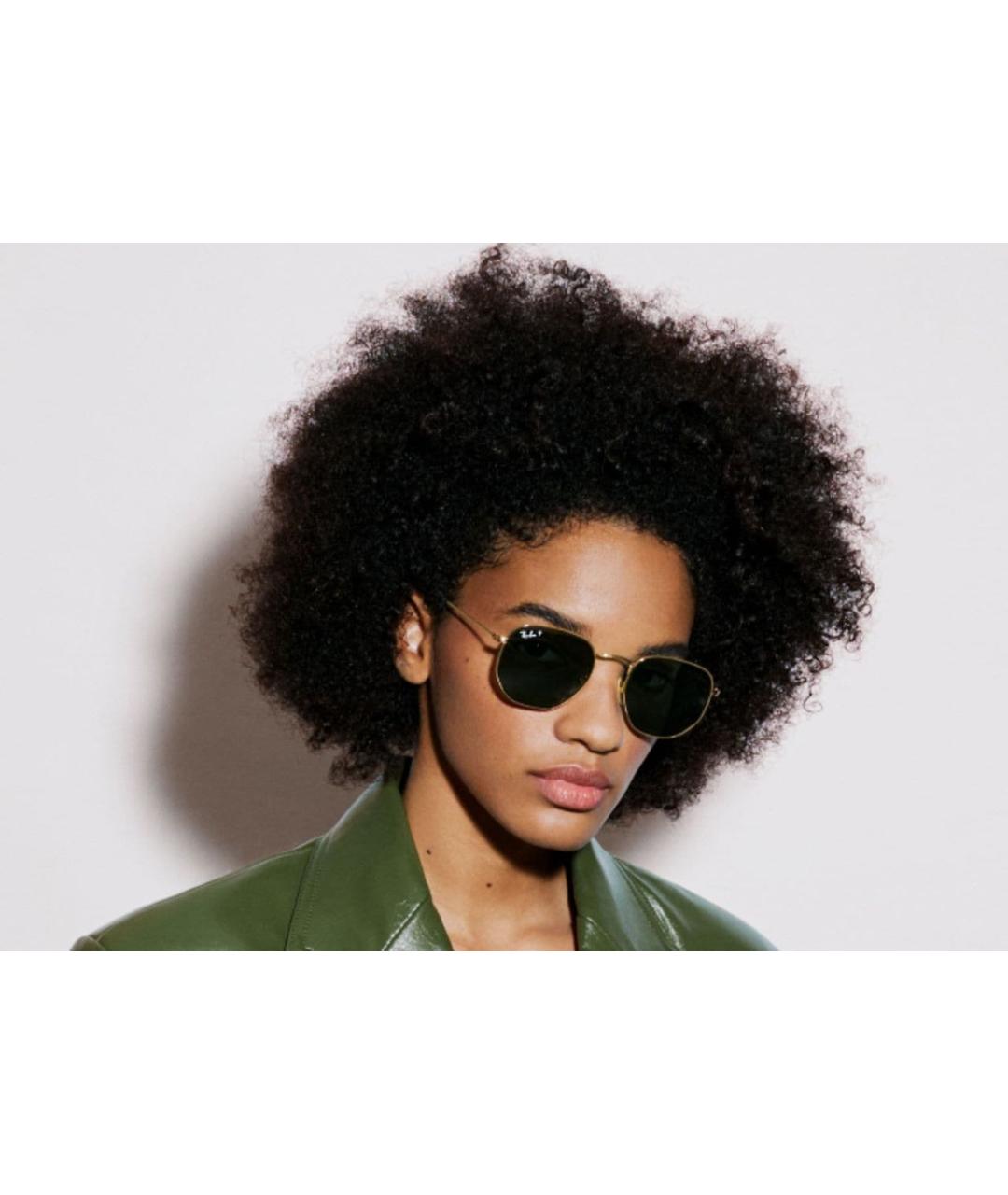 RAY BAN Зеленые солнцезащитные очки, фото 4