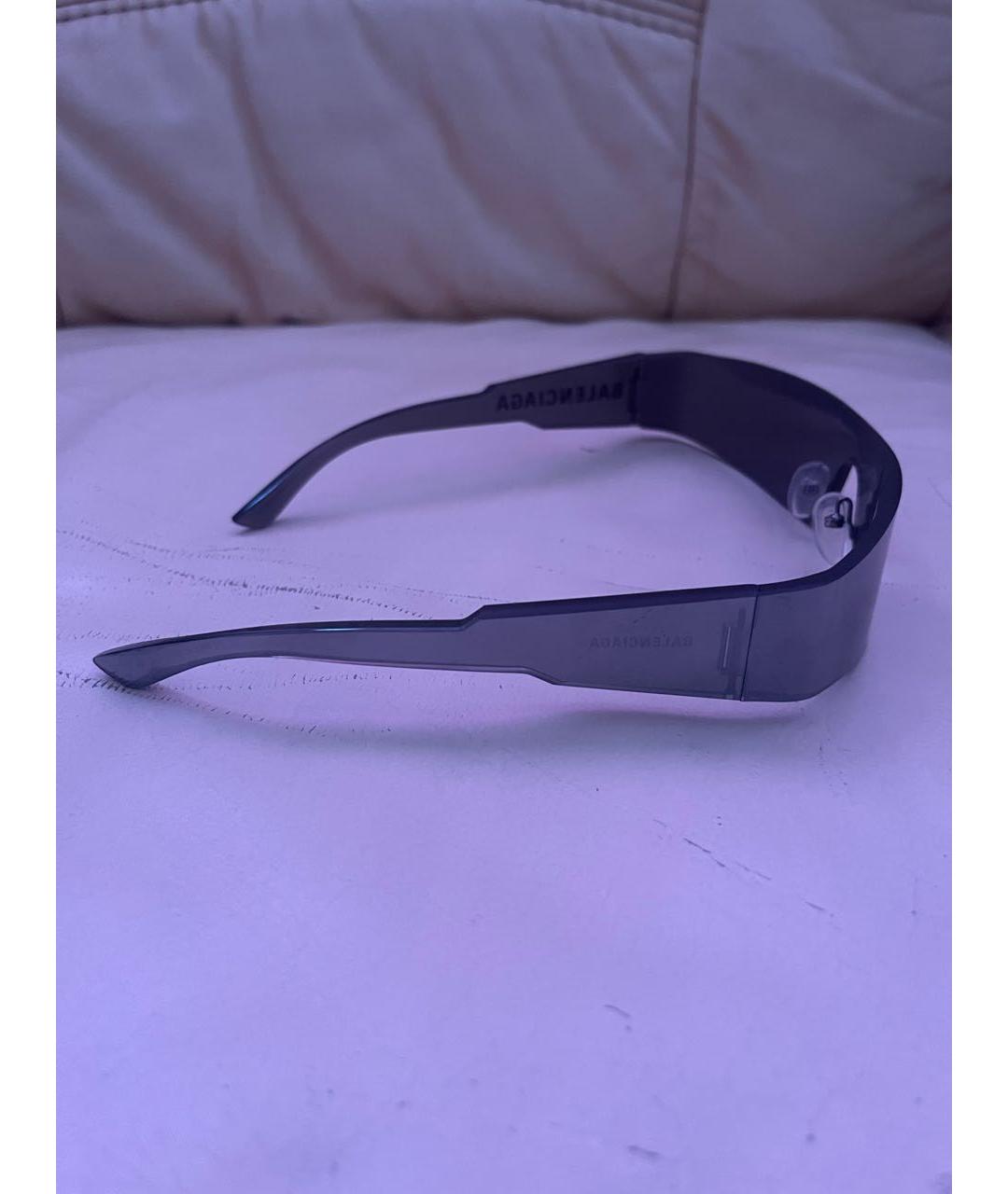 BALENCIAGA Серебряные солнцезащитные очки, фото 3
