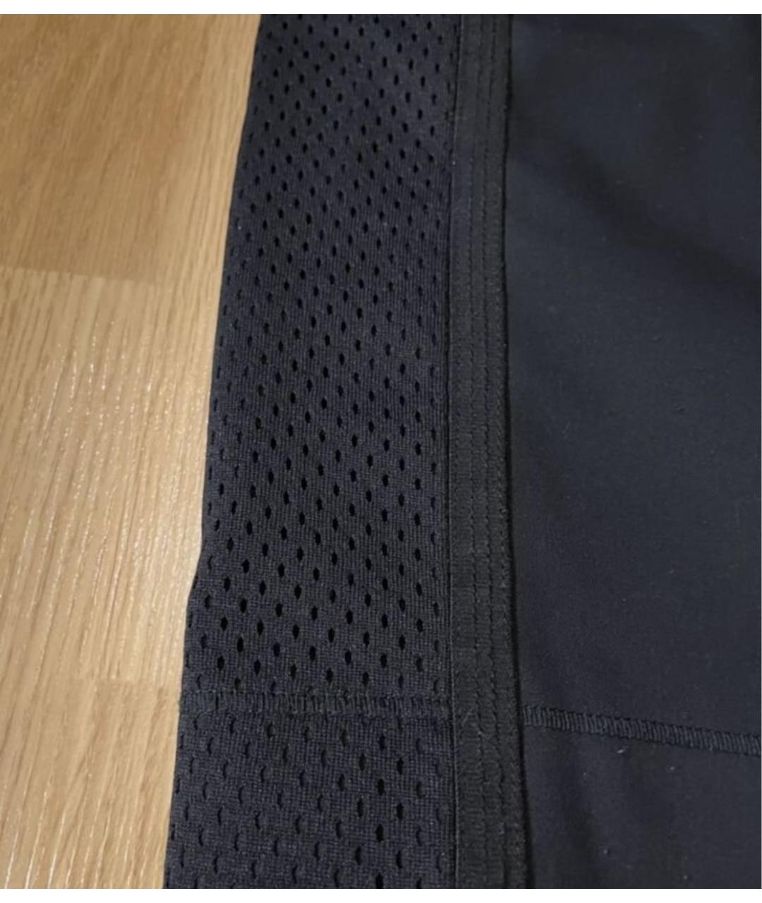 GUCCI Черная хлопко-эластановая юбка мини, фото 5