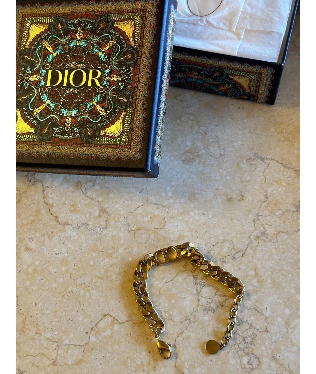 CHRISTIAN DIOR PRE-OWNED Золотой позолоченный браслет, фото 3