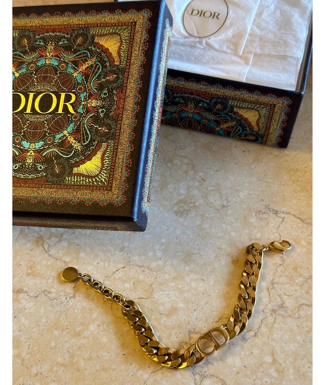 CHRISTIAN DIOR PRE-OWNED Золотой позолоченный браслет, фото 5
