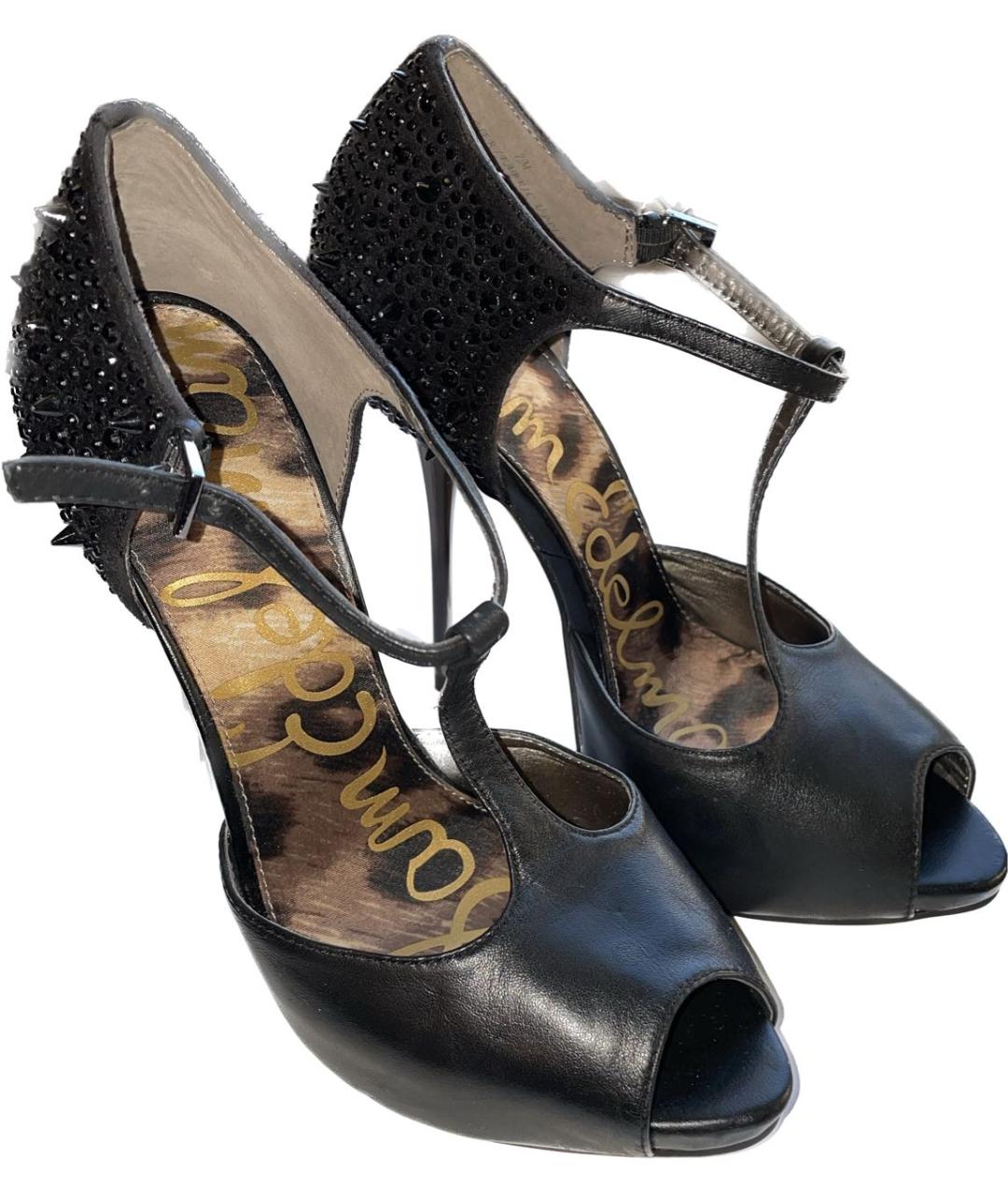 SAM EDELMAN Черные кожаные туфли, фото 2