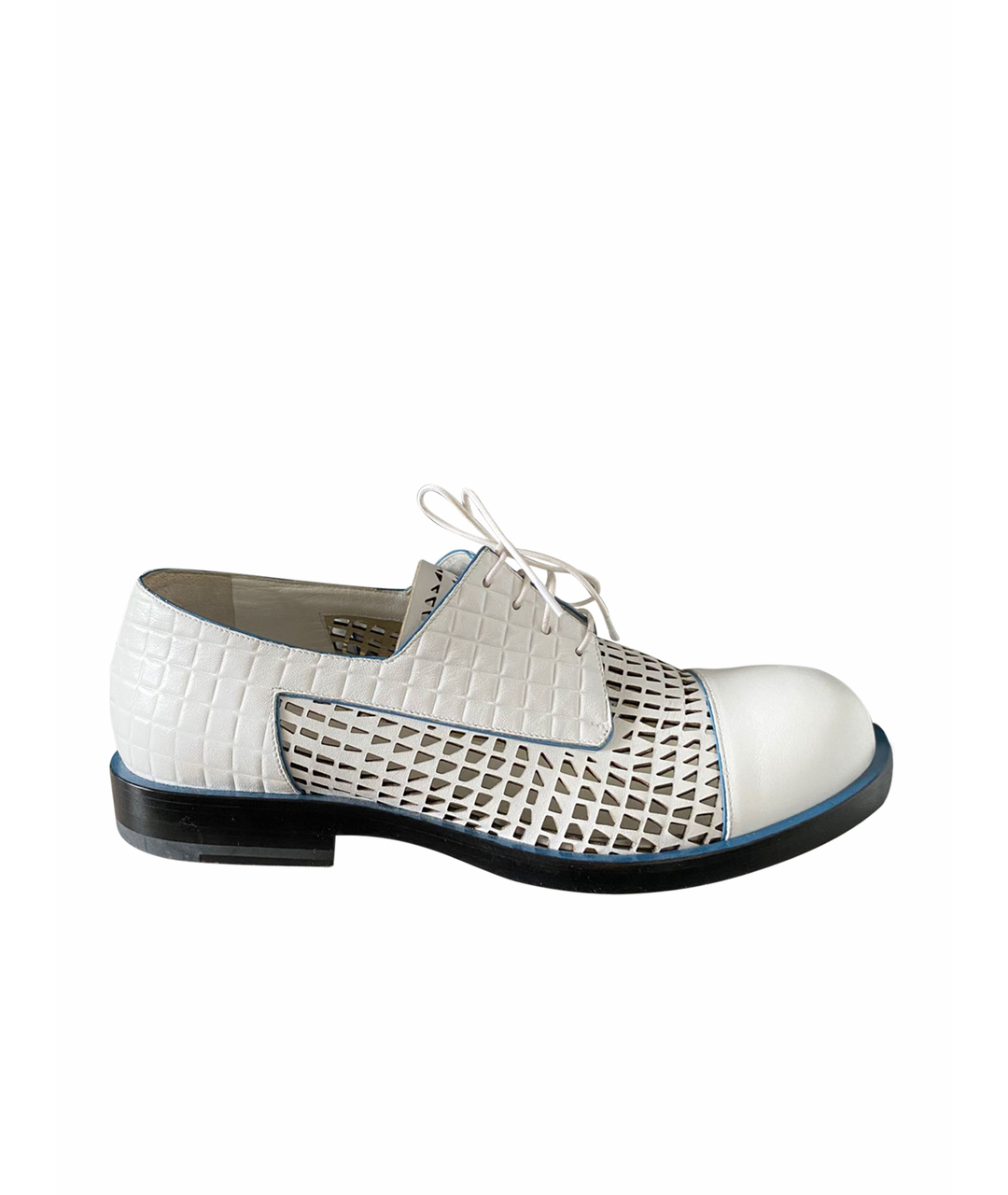 JIL SANDER Белые кожаные ботинки, фото 1