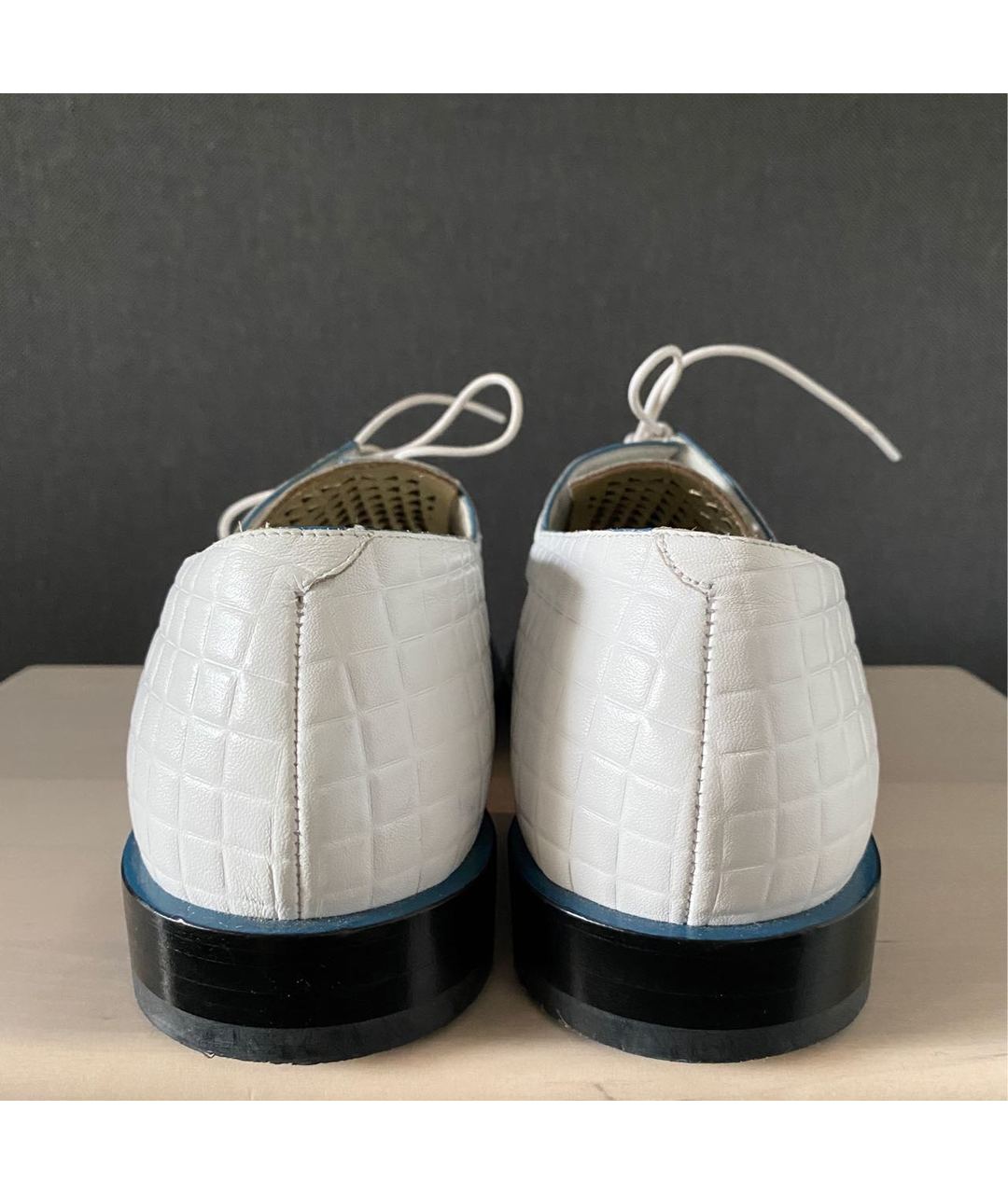 JIL SANDER Белые кожаные ботинки, фото 2