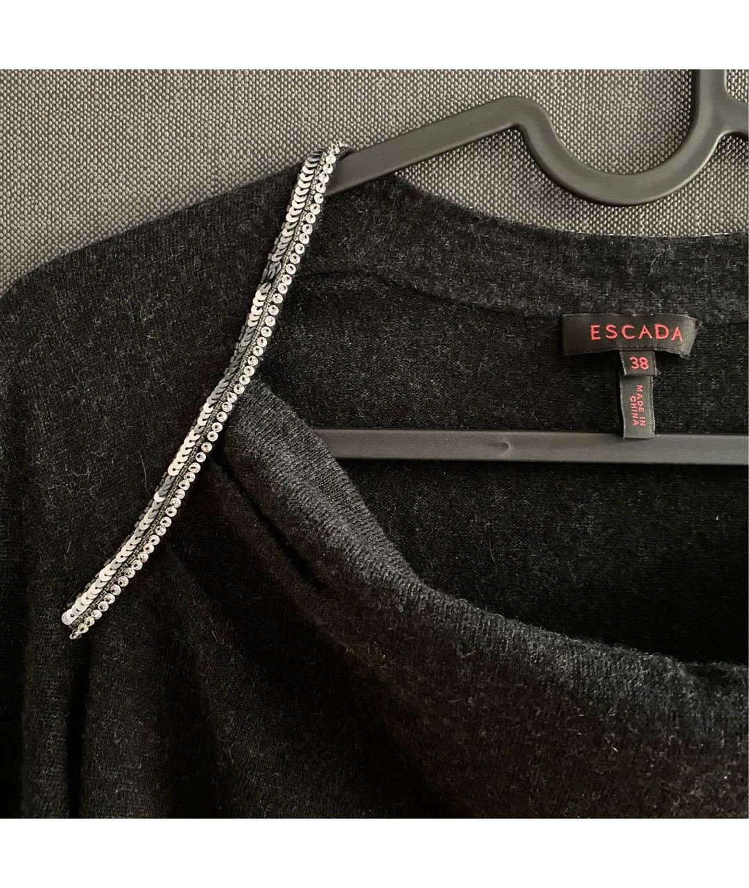 ESCADA Серый кашемировый джемпер / свитер, фото 3