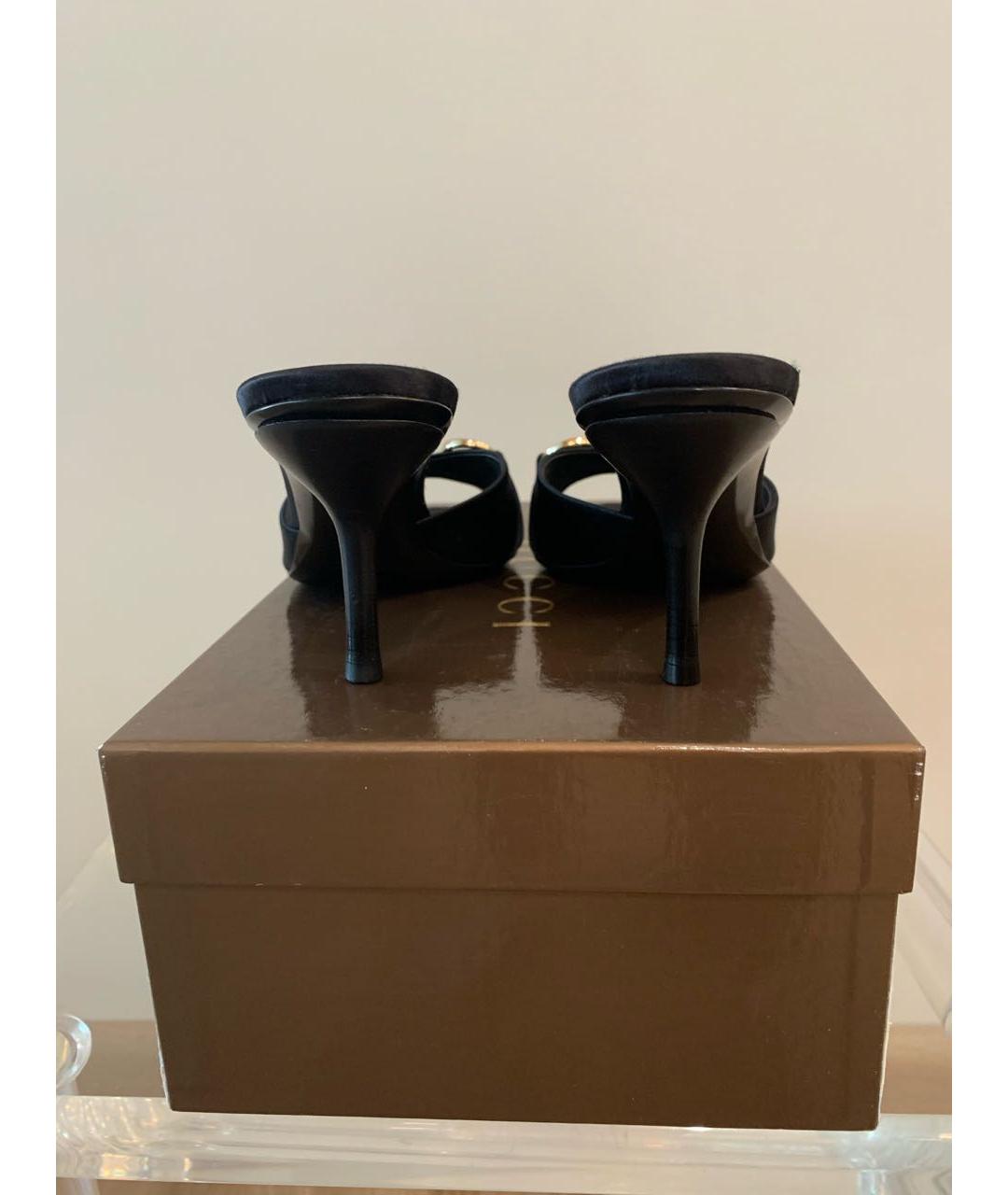 GUCCI Черные мюли, фото 4