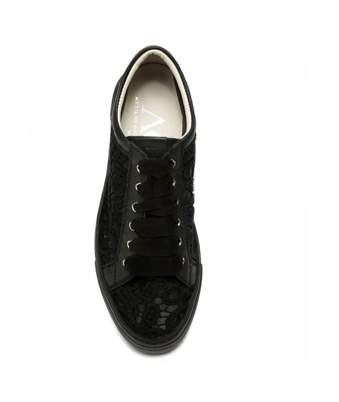 AGL Черные текстильные кроссовки, фото 3