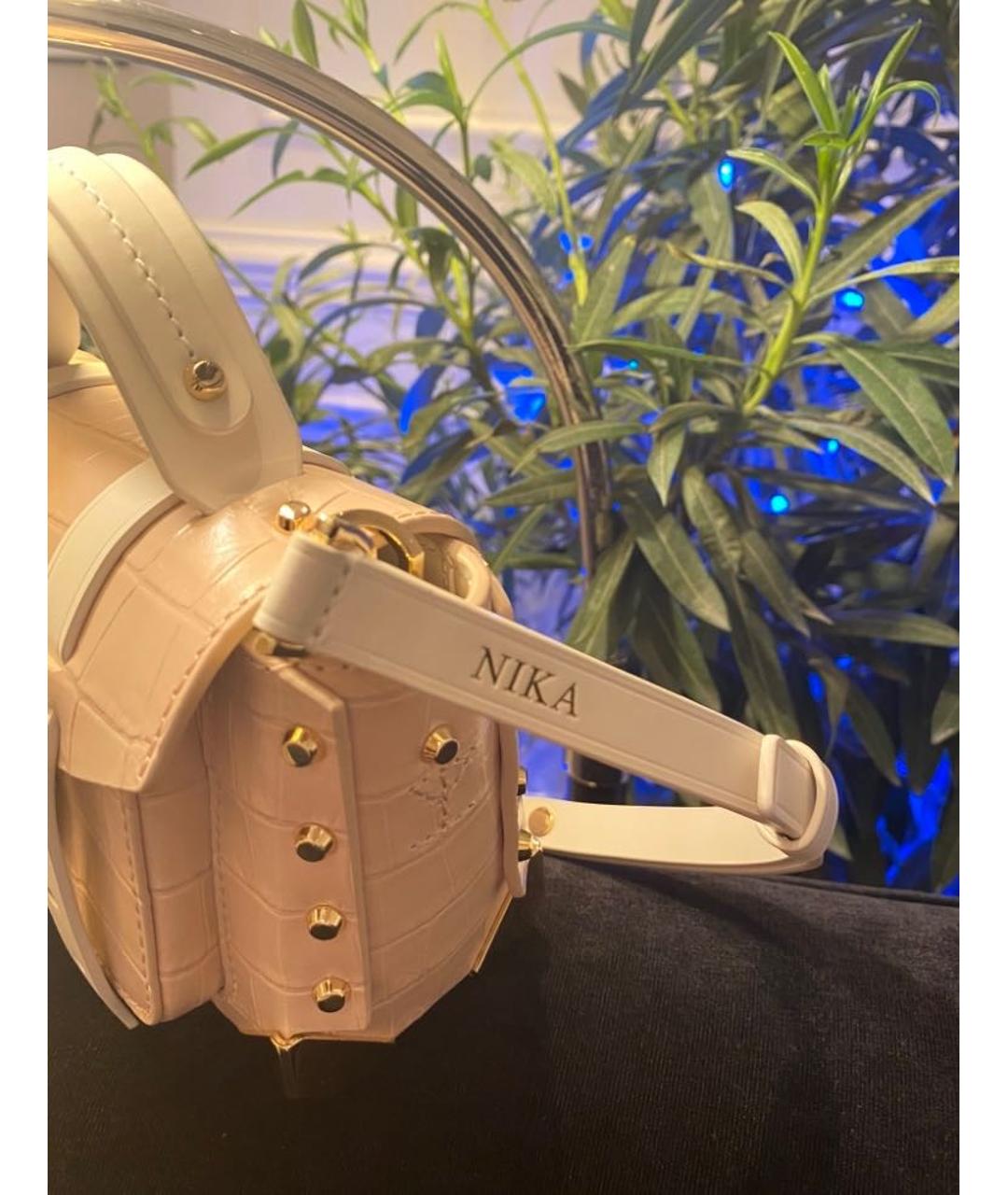 MICHAEL KORS Розовая кожаная сумка с короткими ручками, фото 4