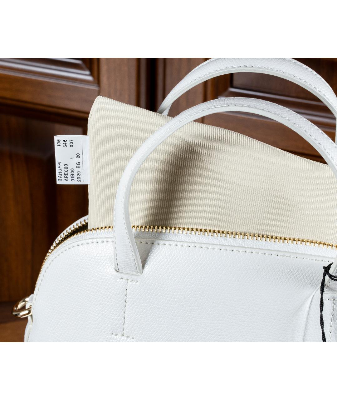 FURLA Белая кожаная сумка тоут, фото 7