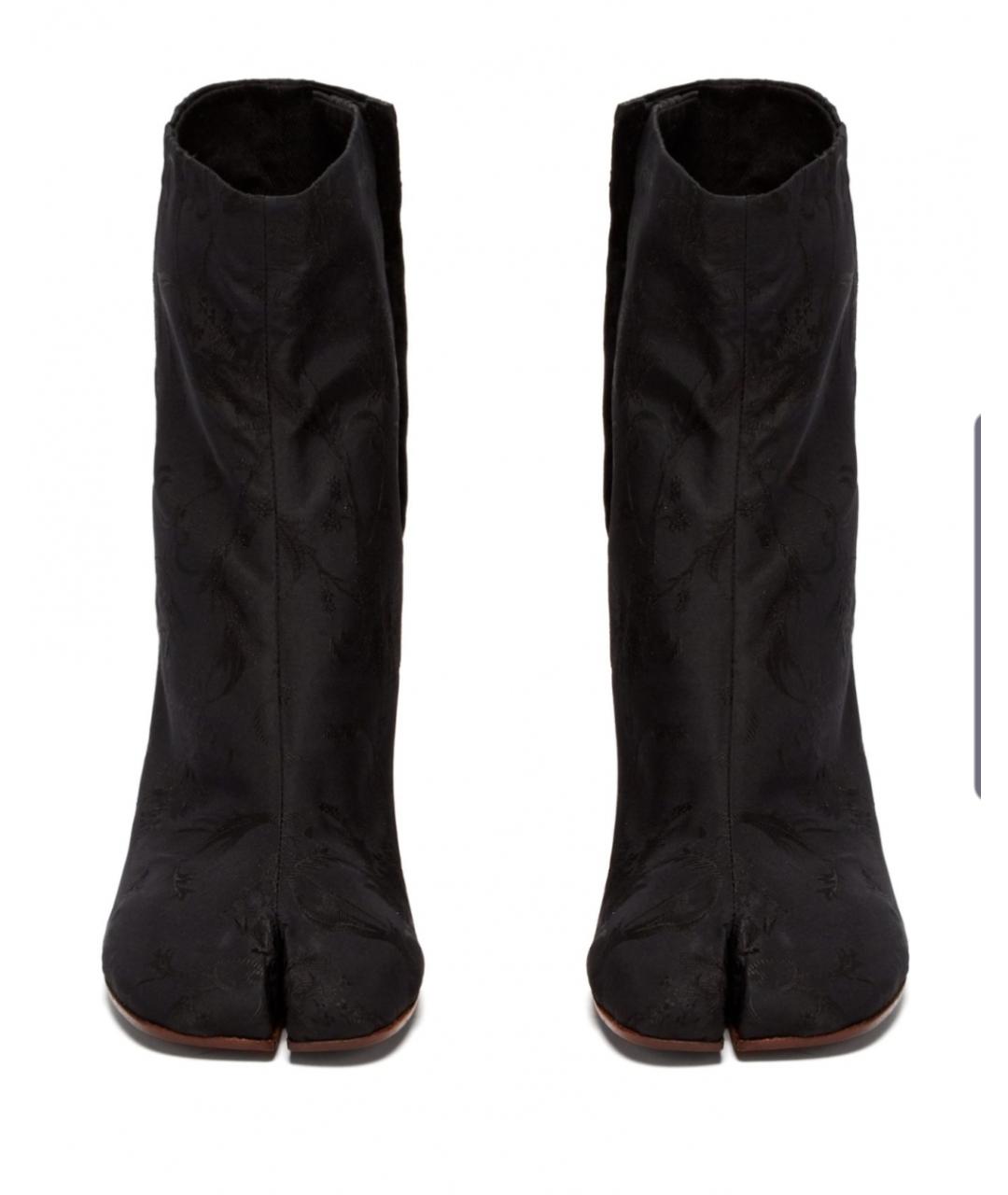 VETEMENTS Черные текстильные ботильоны, фото 2