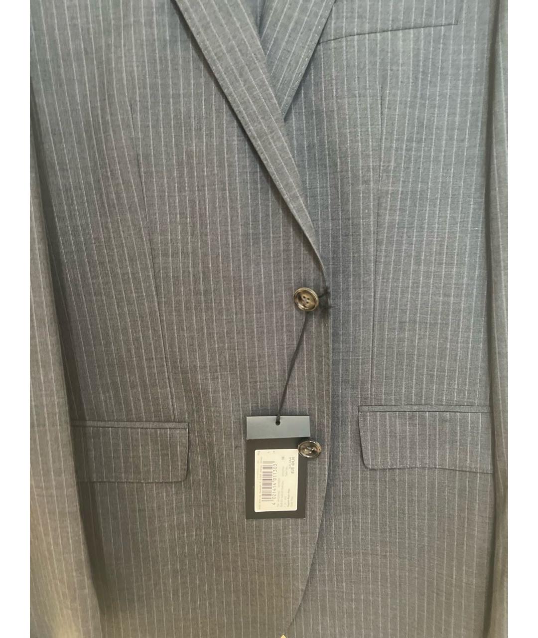 HUGO BOSS Серый классический костюм, фото 4