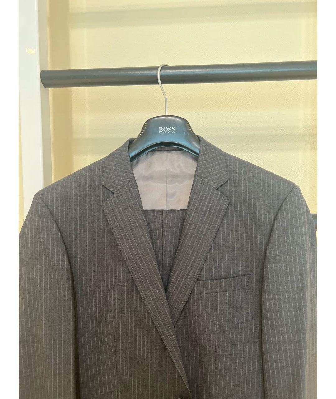 HUGO BOSS Серый классический костюм, фото 2