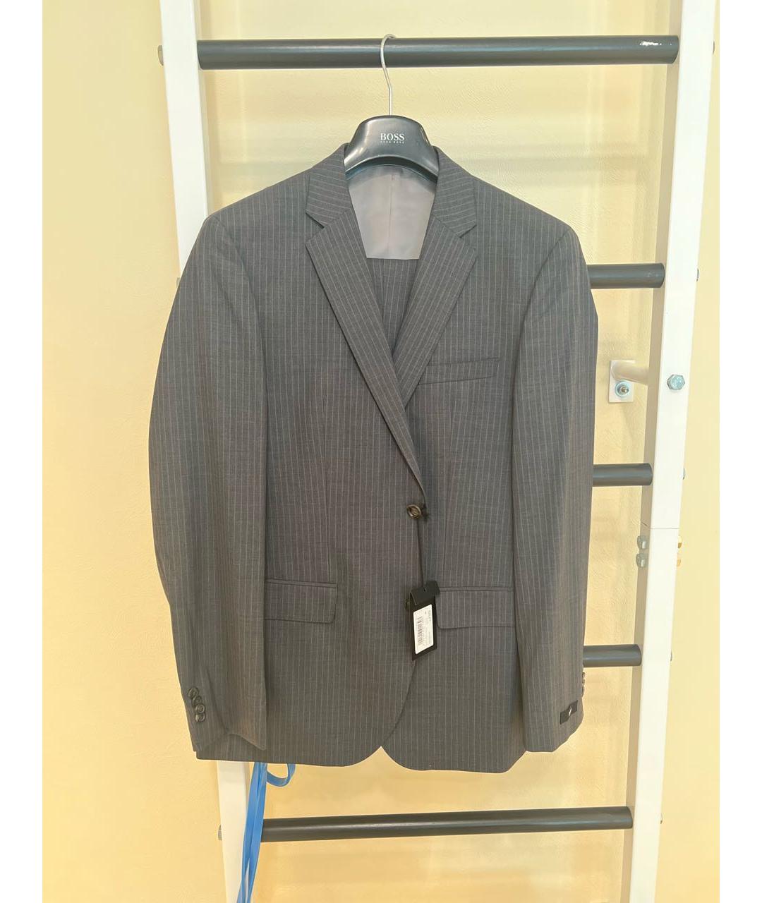 HUGO BOSS Серый классический костюм, фото 9