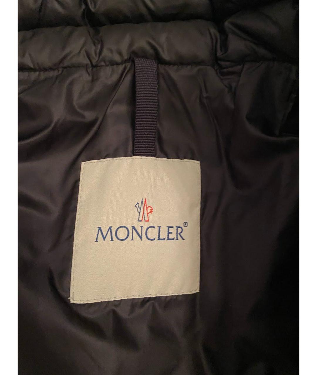 MONCLER Черный пуховик, фото 7