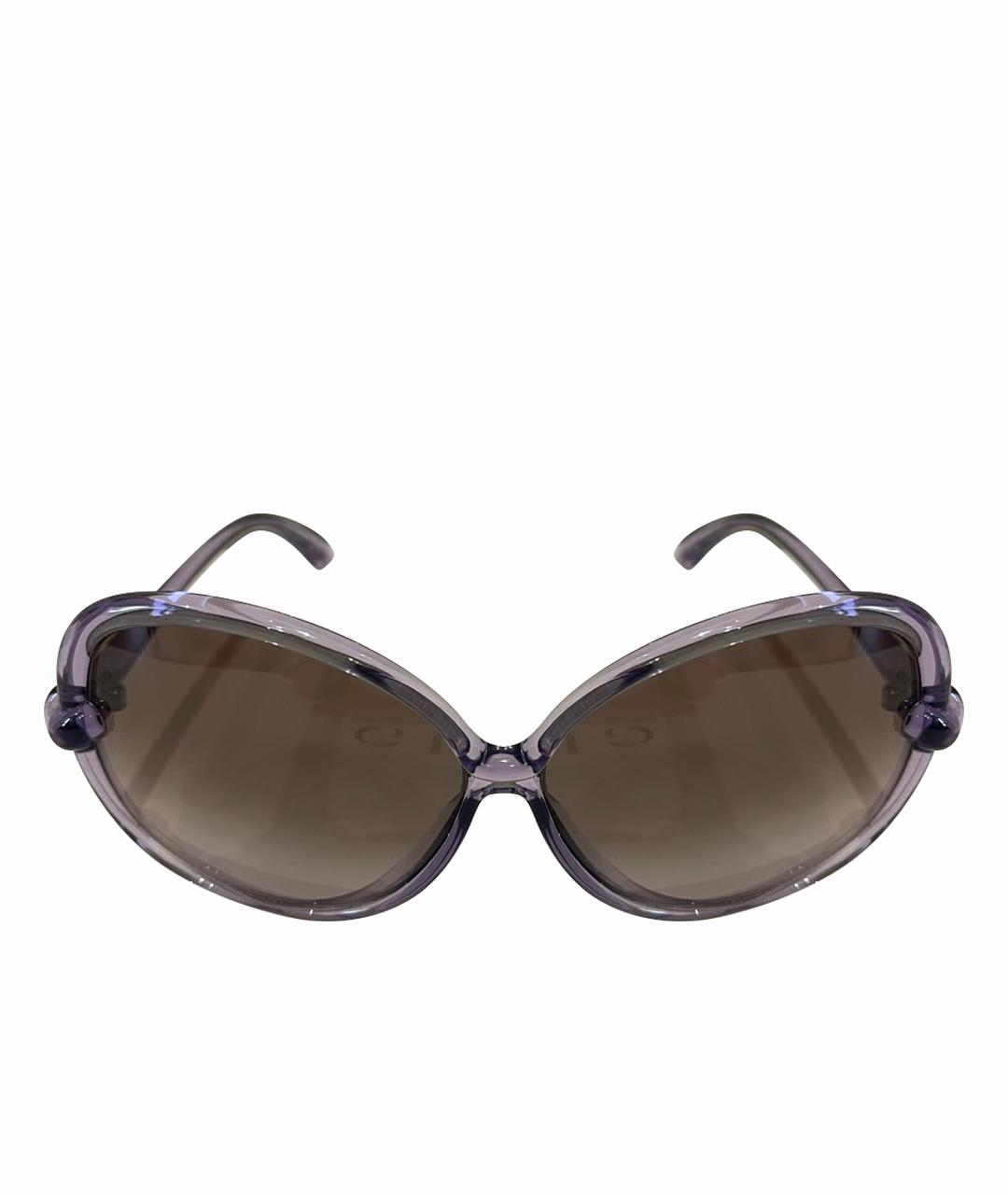 TOM FORD Фиолетовые пластиковые солнцезащитные очки, фото 1