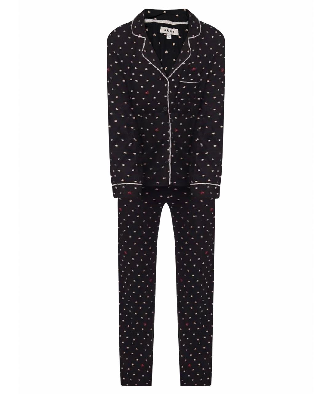 DKNY Черная полиэстеровая пижама, фото 1