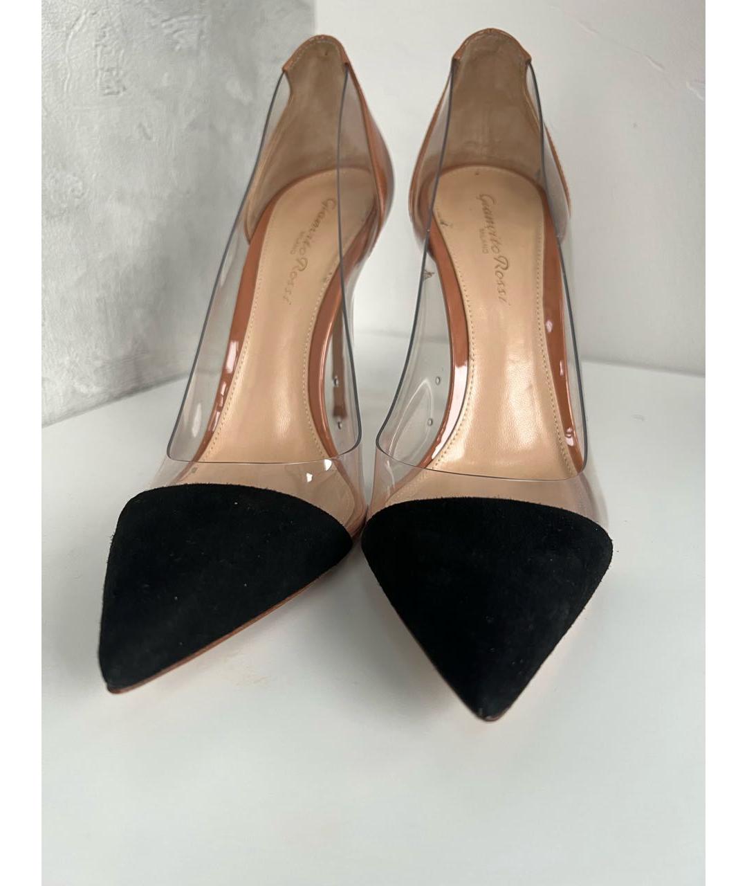 GIANVITO ROSSI Бежевые кожаные туфли, фото 3