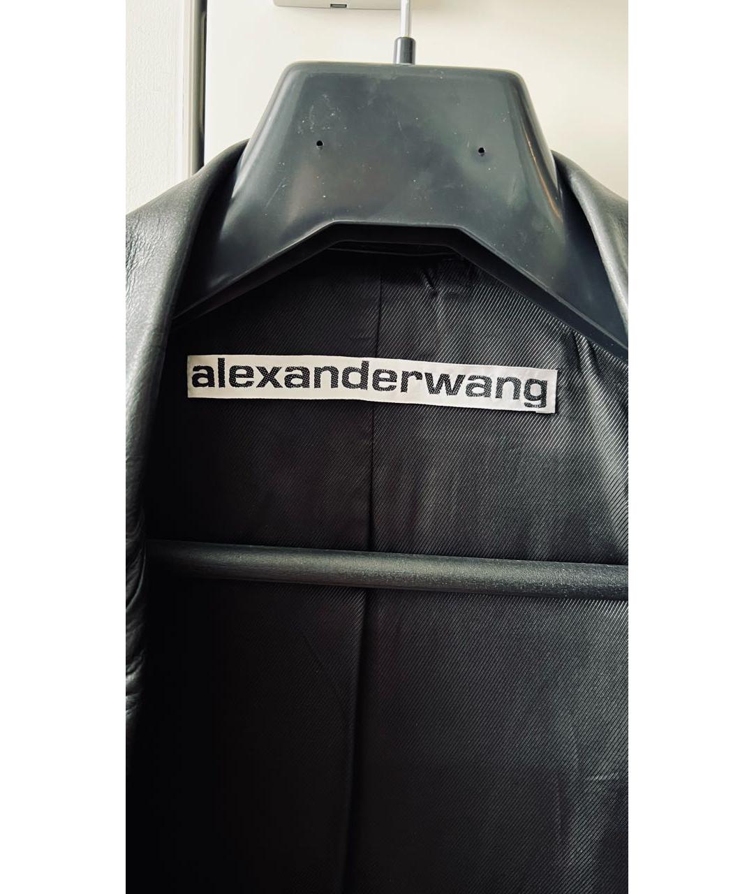 ALEXANDER WANG Черная кожаная куртка, фото 3