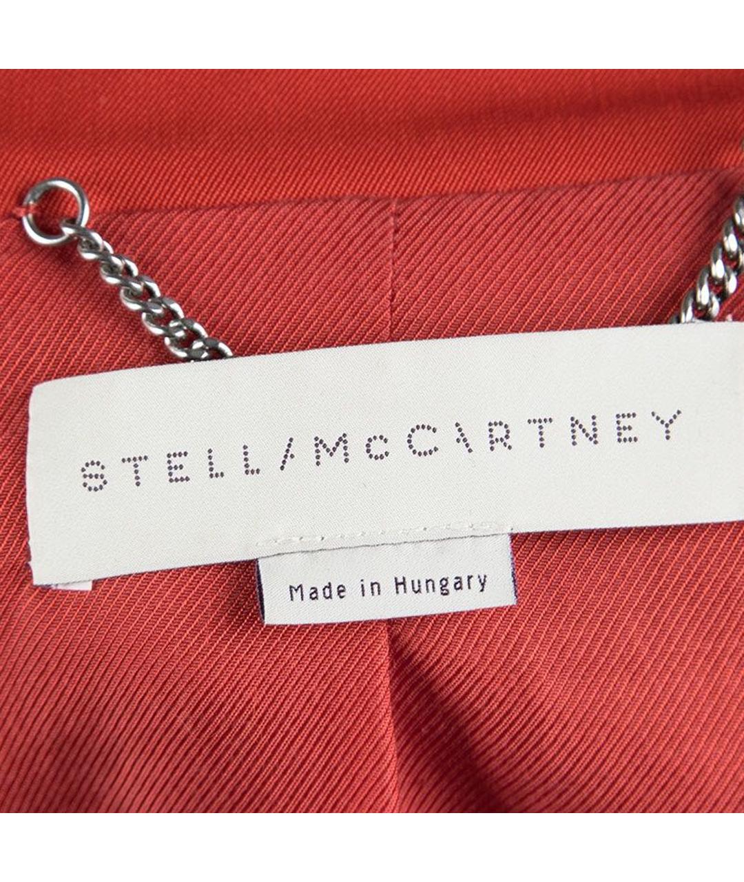STELLA MCCARTNEY Красный шерстяной костюм с брюками, фото 4
