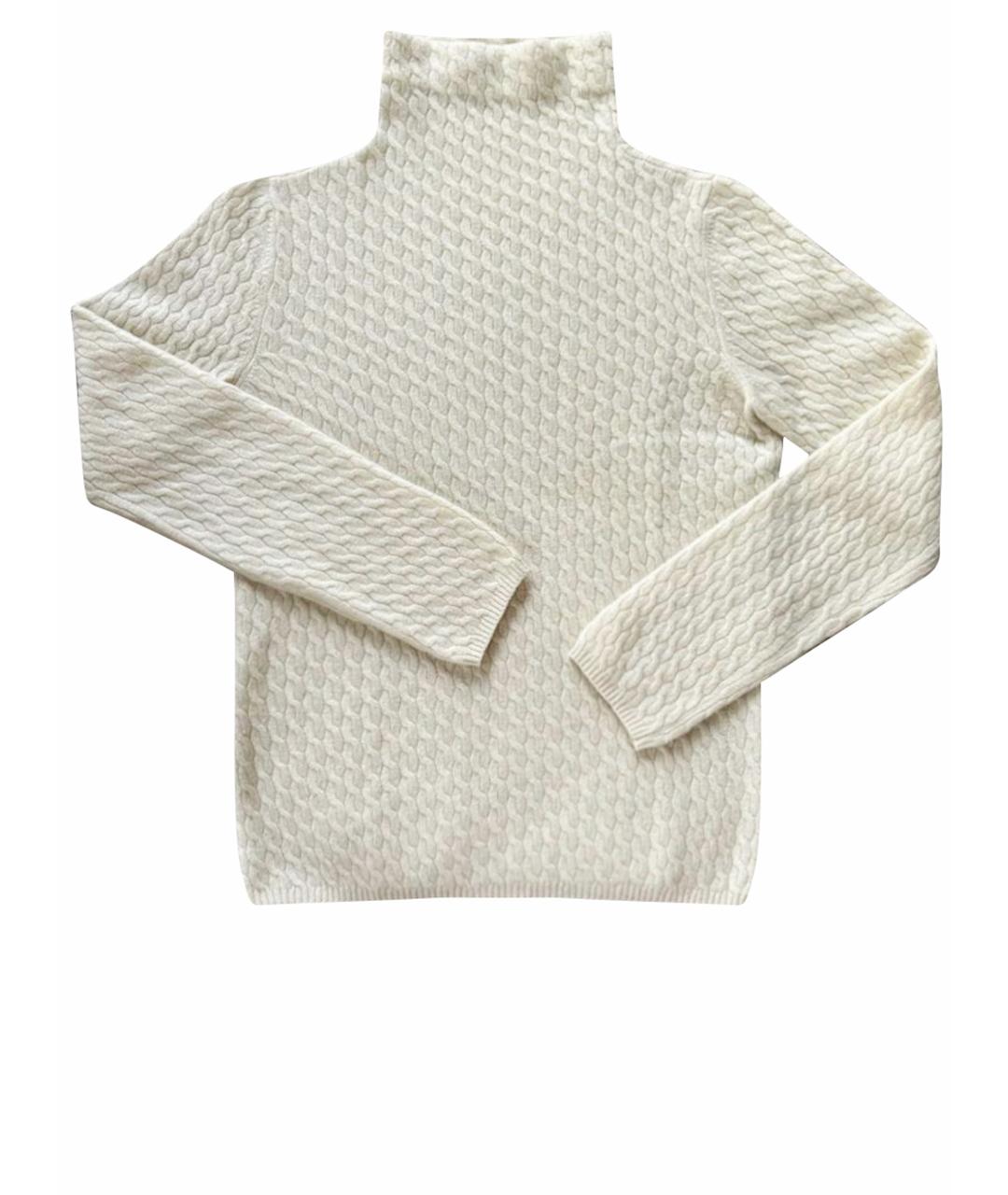 LORO PIANA Белый кашемировый джемпер / свитер, фото 1