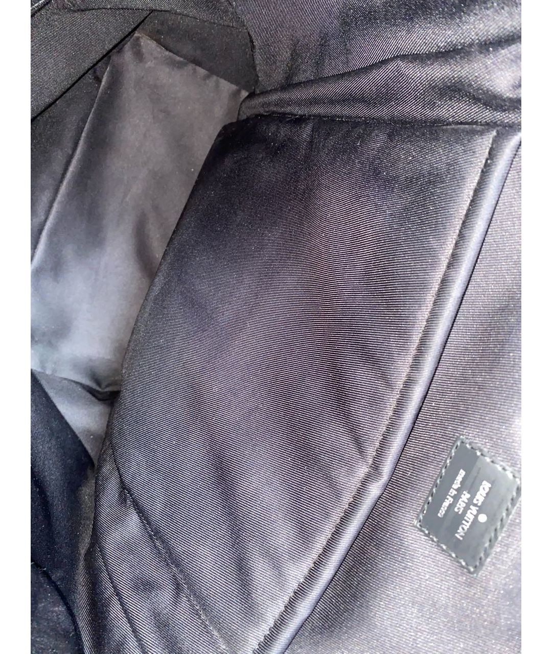 LOUIS VUITTON PRE-OWNED Черный рюкзак из искусственной кожи, фото 4