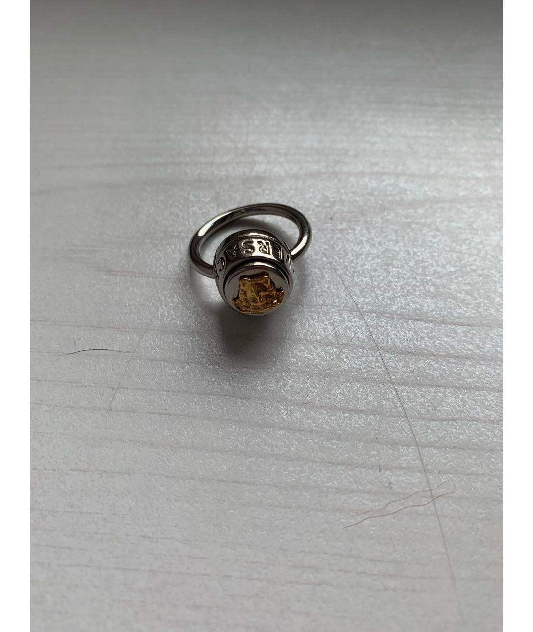 VERSACE Серебряное металлическое кольцо, фото 5