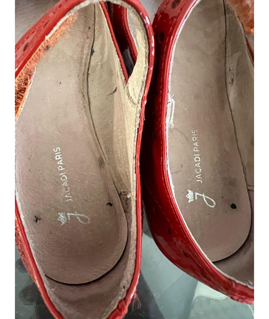 JACADI Красные туфли из лакированной кожи, фото 4