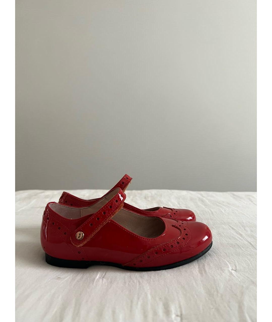 JACADI Красные туфли из лакированной кожи, фото 5
