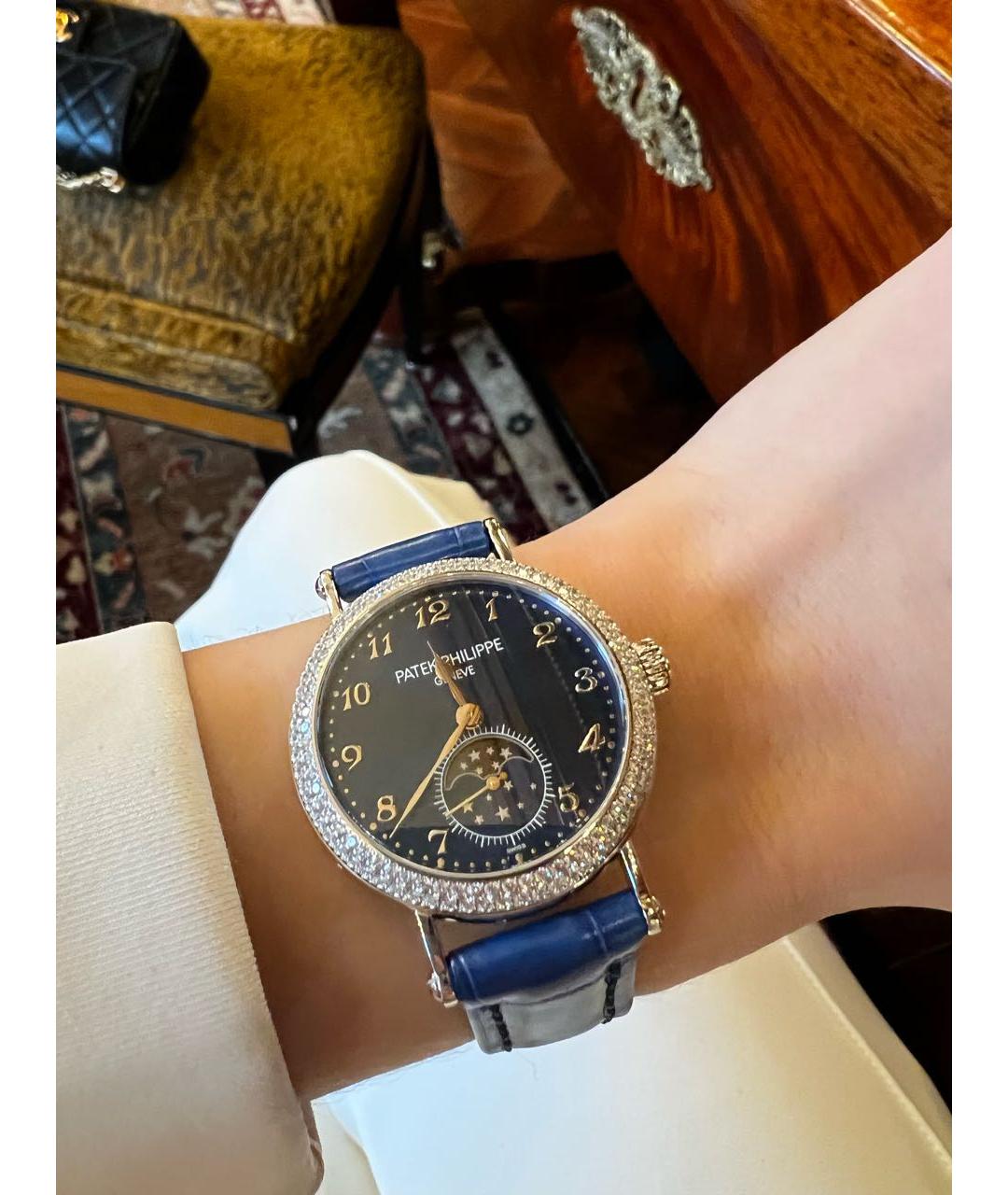 PATEK PHILIPPE Синие часы из белого золота, фото 4