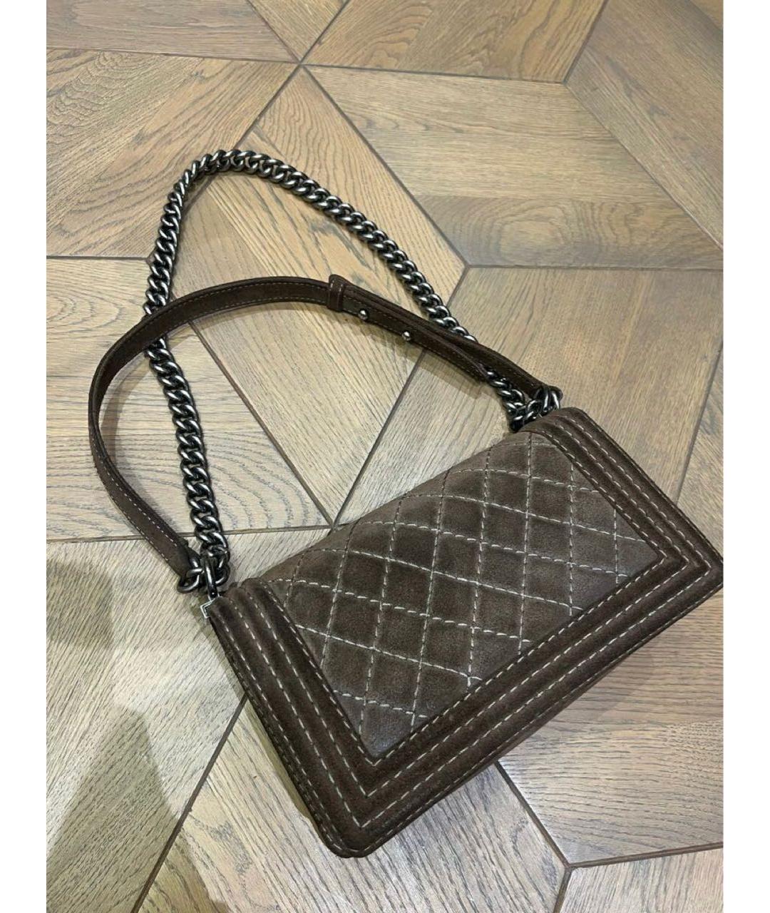CHANEL Бархатная сумка через плечо, фото 3