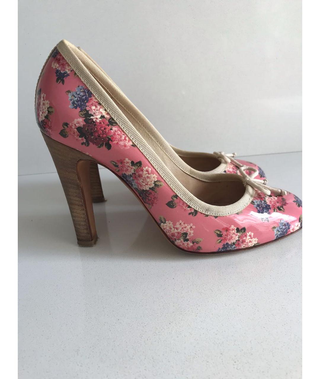 DOLCE&GABBANA Розовые туфли из лакированной кожи, фото 6