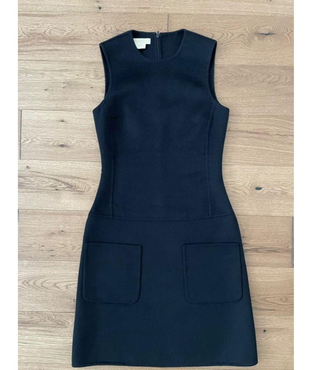 MICHAEL KORS Черное шерстяное повседневное платье, фото 3