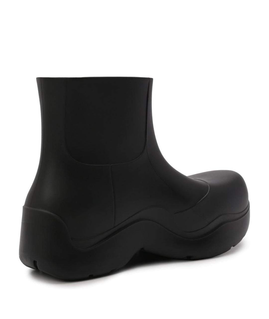 BOTTEGA VENETA Черные резиновые сапоги, фото 3