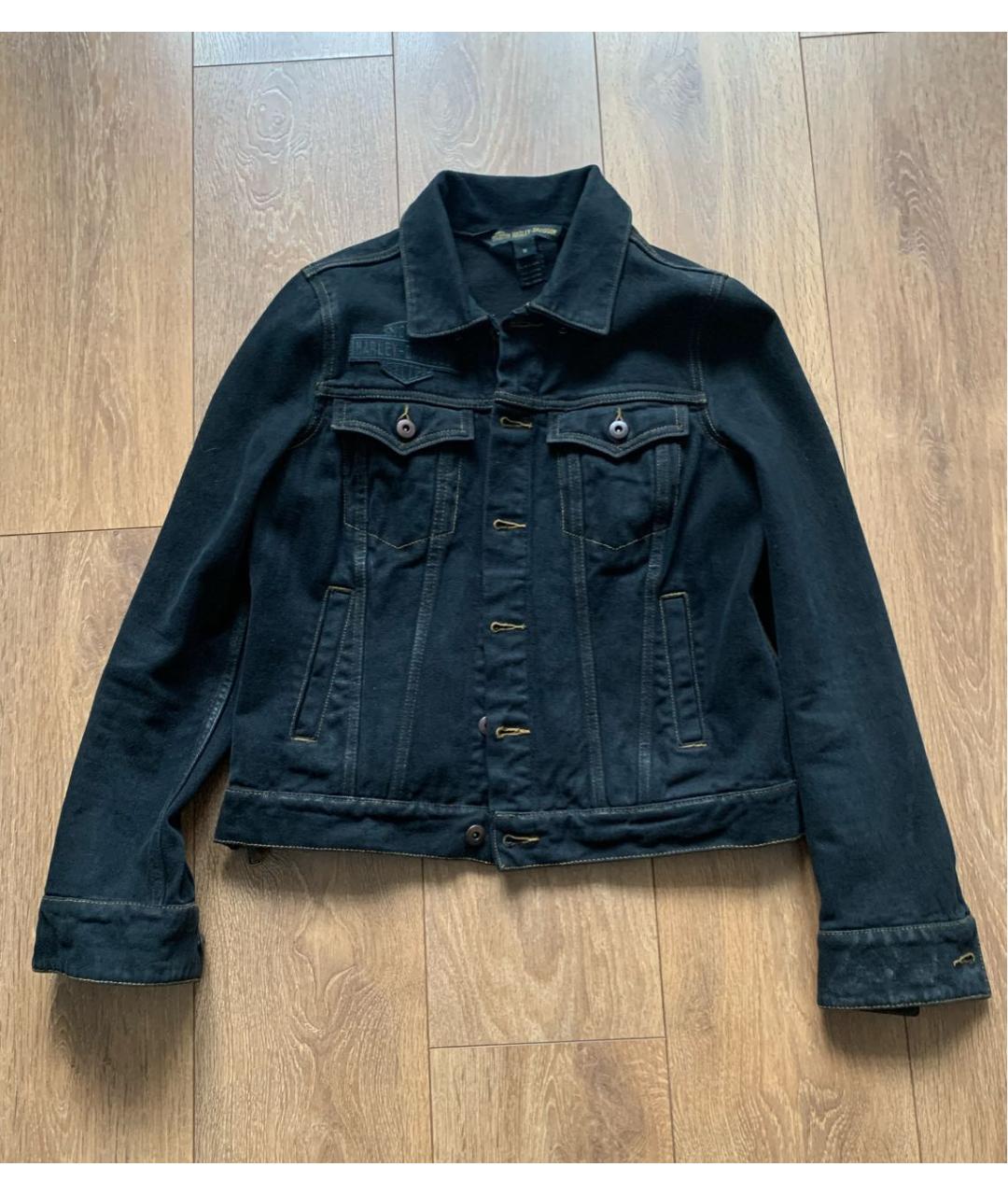 Harley Davidson Черная хлопковая куртка, фото 8