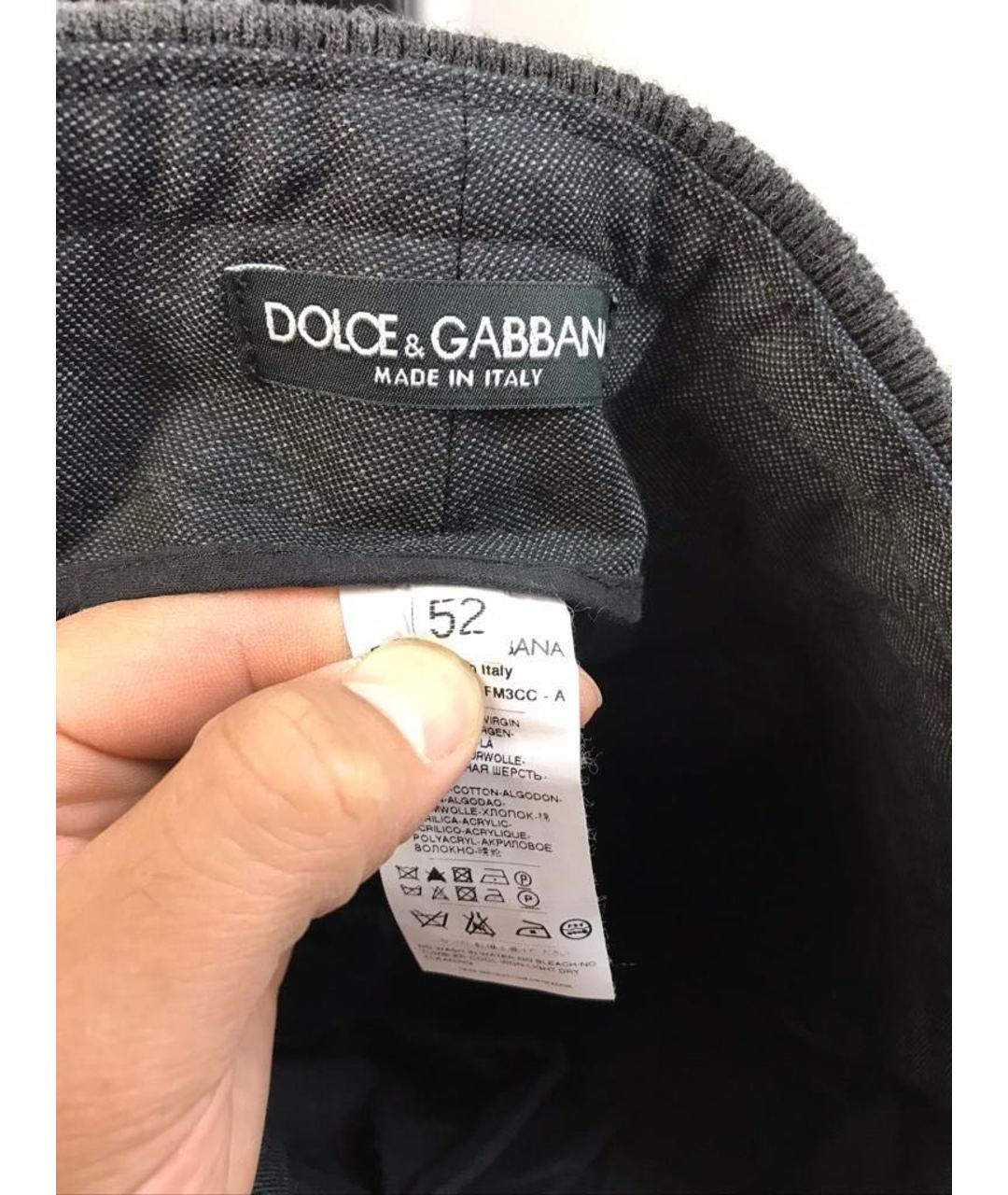 DOLCE&GABBANA Черные брюки чинос, фото 4