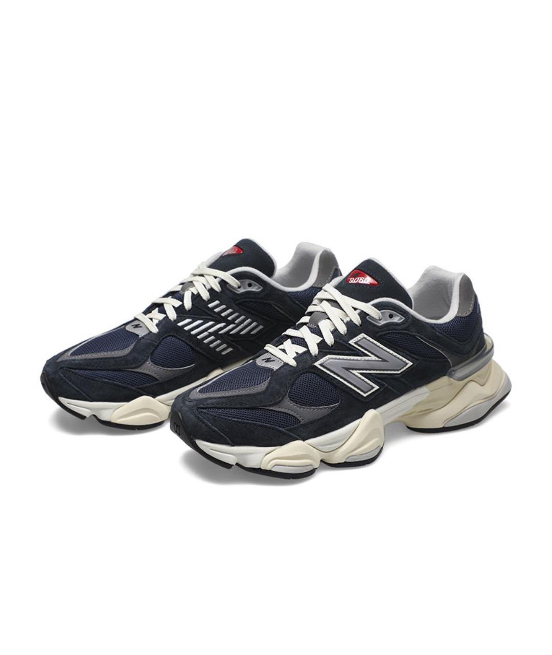 NEW BALANCE Темно-синие замшевые кроссовки, фото 3