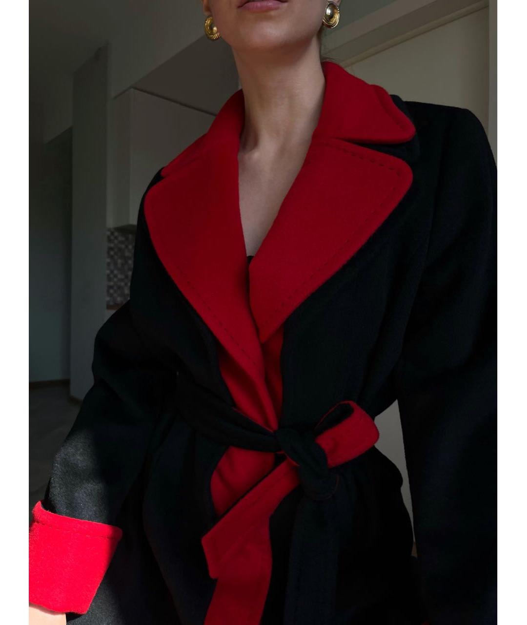 ESCADA Черное шерстяное пальто, фото 3