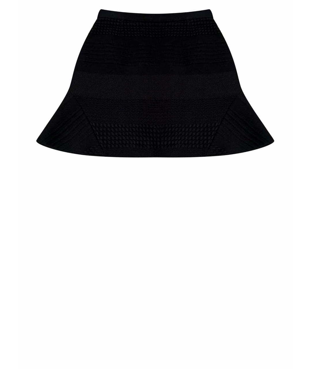 STELLA MCCARTNEY Черная хлопковая юбка мини, фото 1